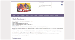 Desktop Screenshot of les-dunes.com