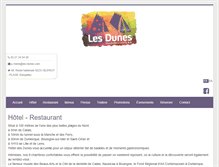 Tablet Screenshot of les-dunes.com